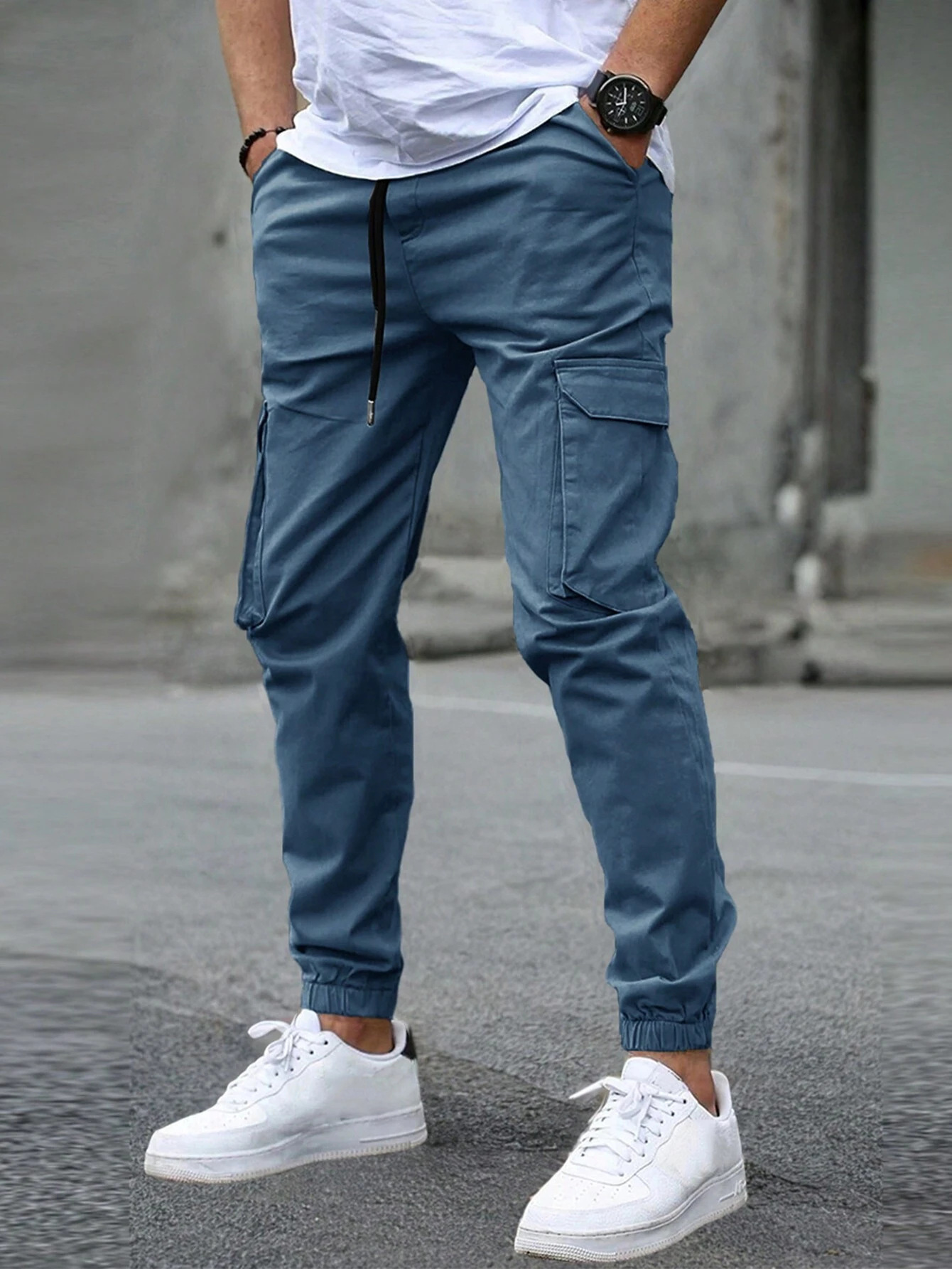 Men's Cargo Jogger Pants by Davide