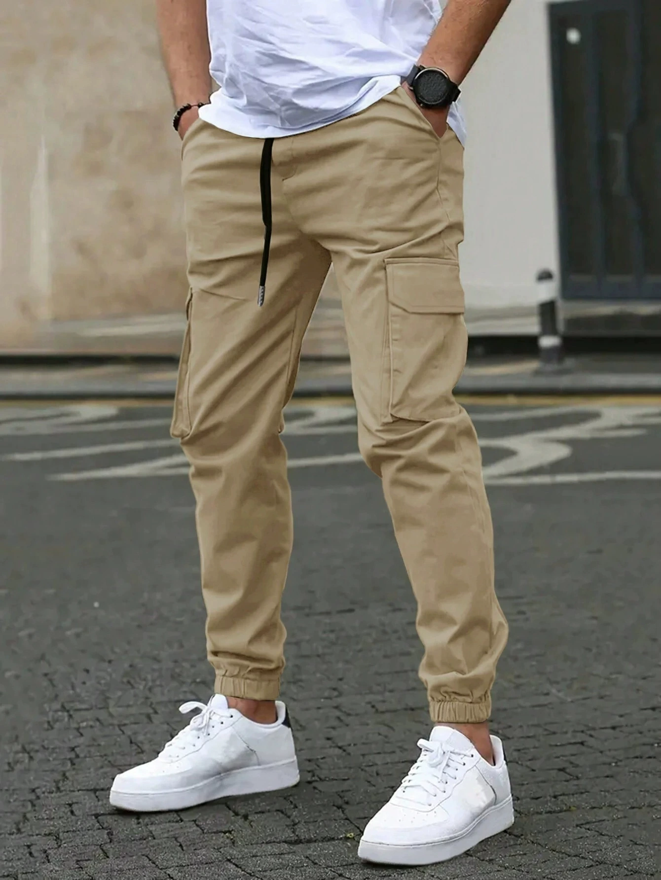 Men's Cargo Jogger Pants by Davide