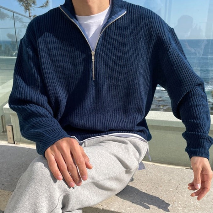 Contemporary Half-Zip Pullover