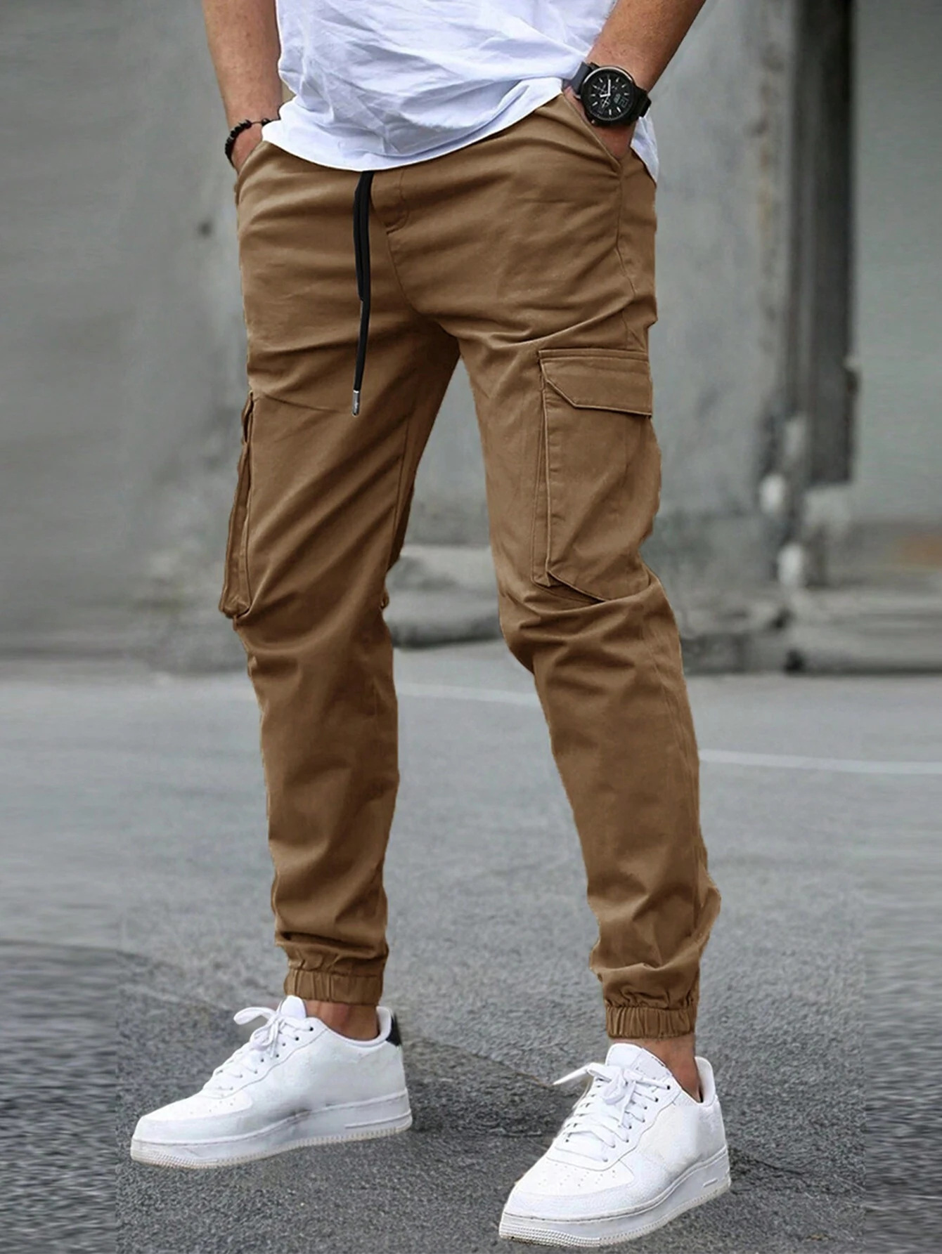 Men's Cargo Jogger Pants by Davide