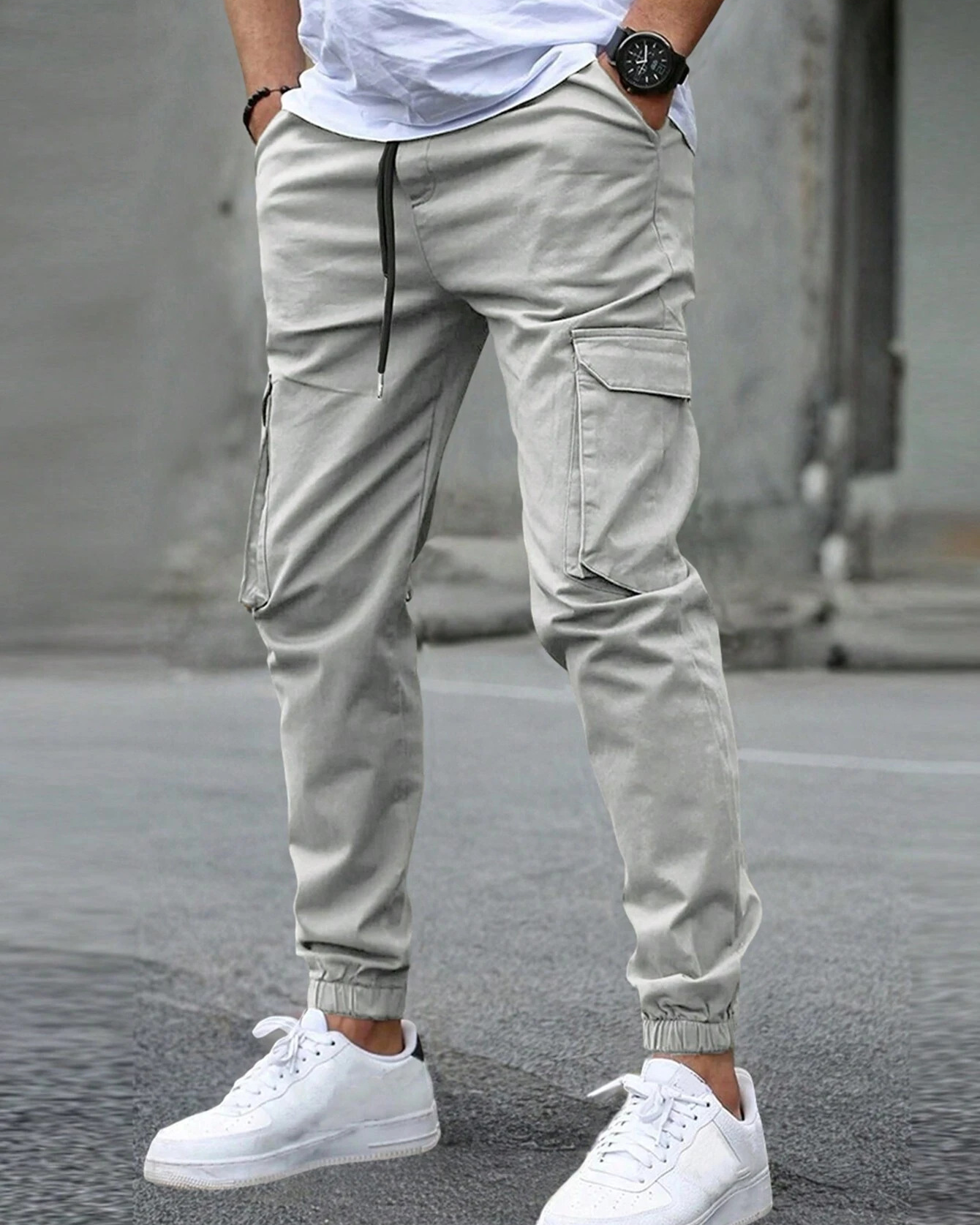 Men's Cargo Jogger Pants by Davide