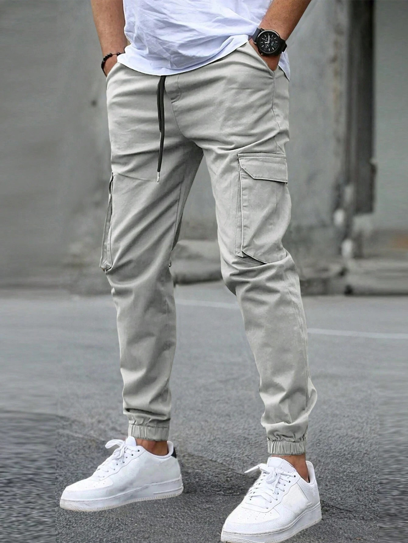Men's Cargo Jogger Pants by Davide
