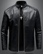 Men's Elegant Leather Biker Jacket