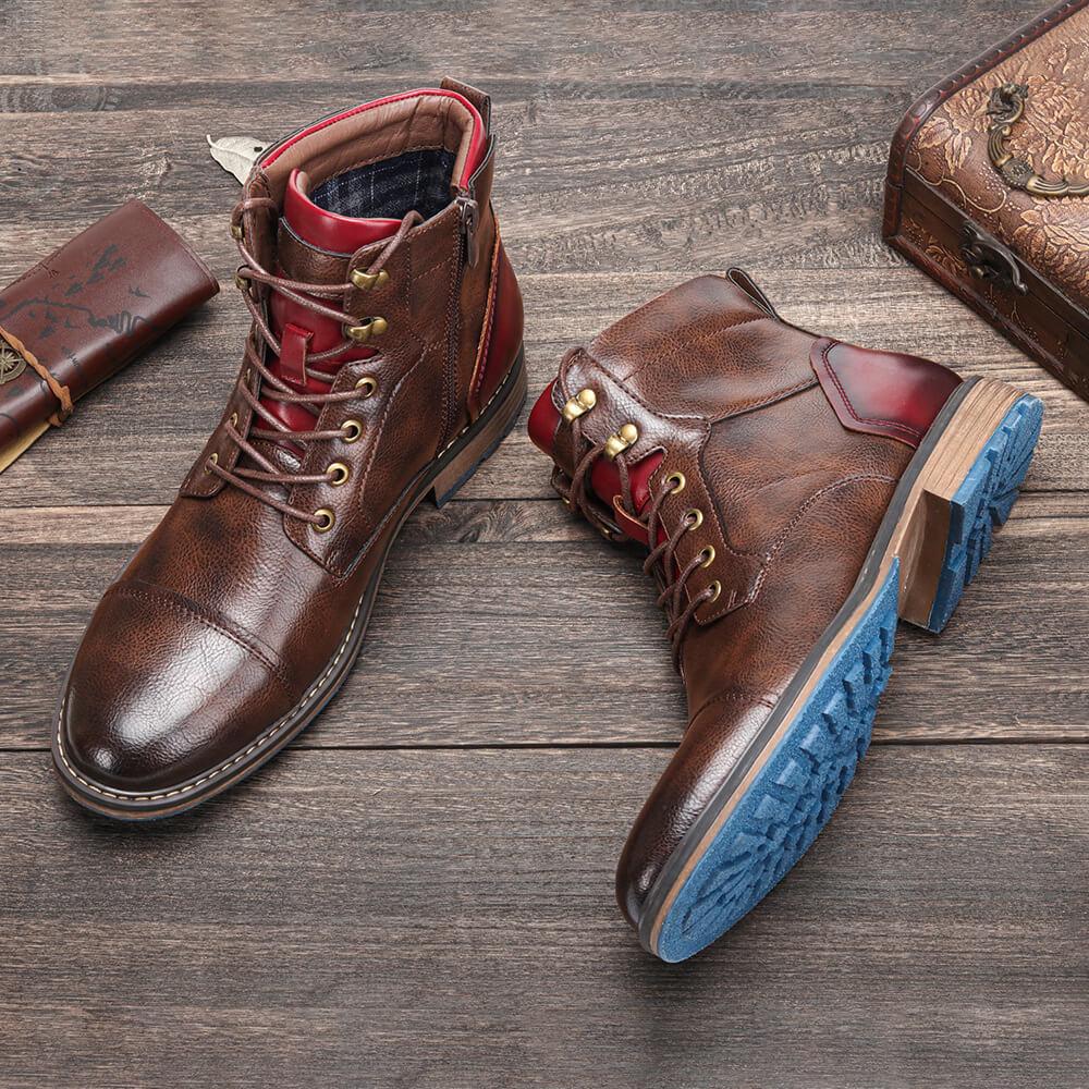 Handcrafted Leather Oxford Boots
