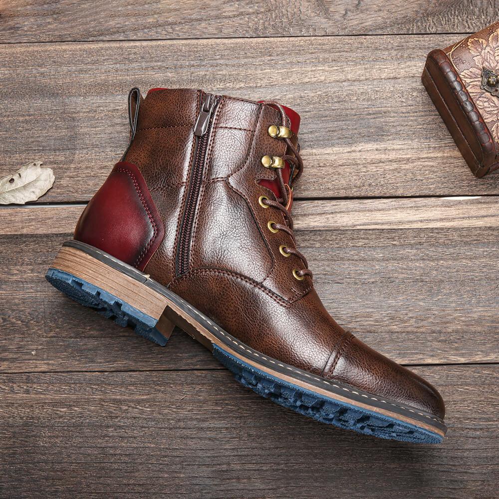 Handcrafted Leather Oxford Boots