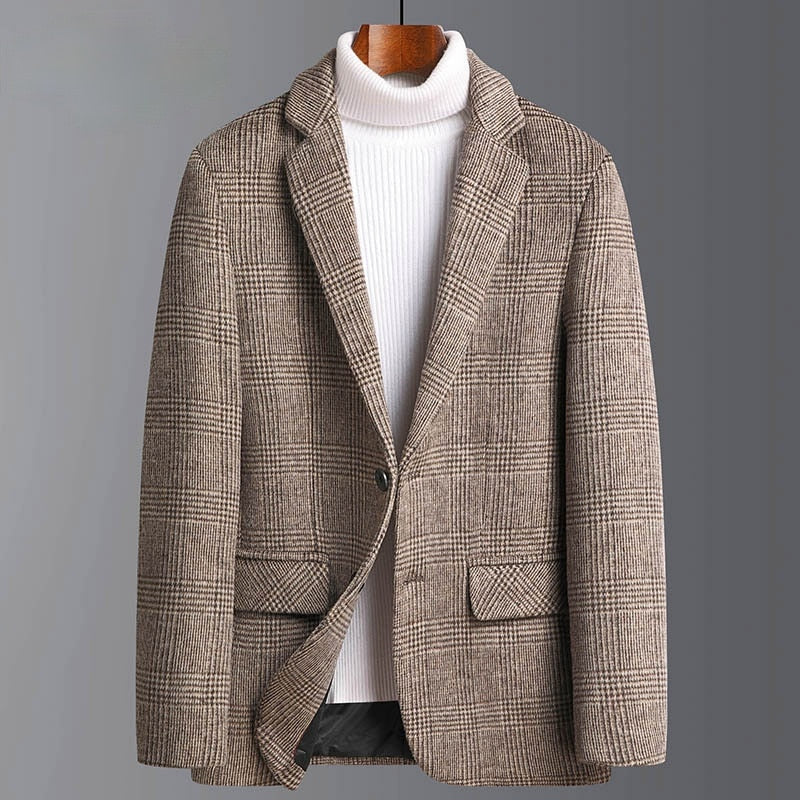 Alban | Plaid Wool Blend Jacket