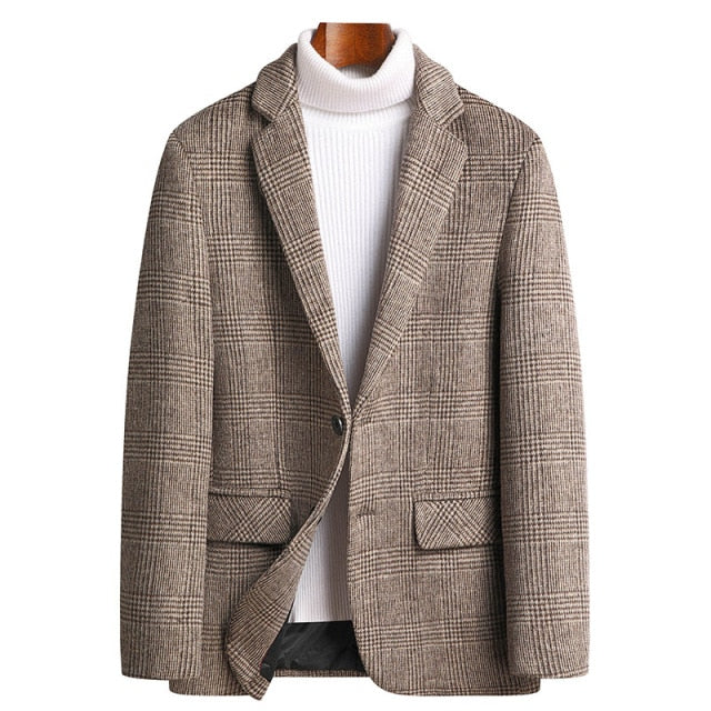Alban | Plaid Wool Blend Jacket