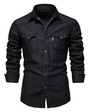 Stylish Slim Fit Denim Shirt
