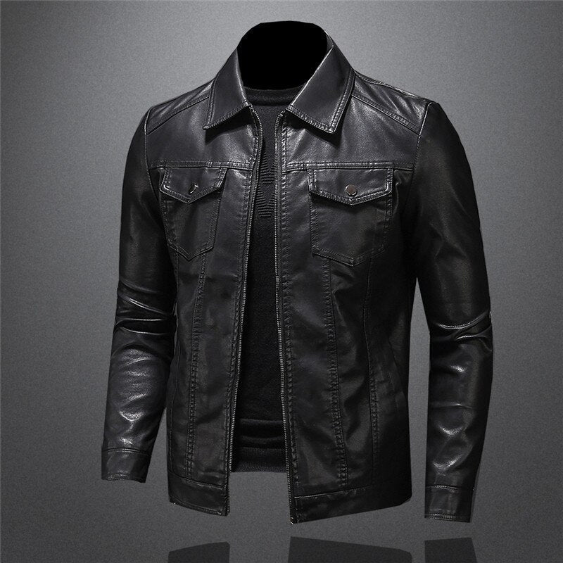 Men's Genuine Leather Jacket